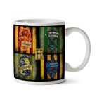 Art Hediye Hogwarts Cadılar Okulu Flamalar İki Tarafı Baskılı Kupa Bardak