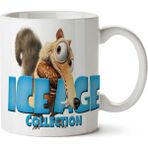 Art Hediye Ice Age Buz Devri 5 İki Tarafı Baskılı Kupa