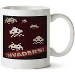Art Hediye Invaders Ik Tarafı Baskılı Kupa Bardak