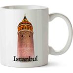 Art Hediye Istanbul Galata Kulesi Kupa Bardak