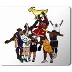 Art Hediye Jordan Basketbolcu Baskılı 23x19 cm Mouse Pad