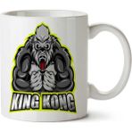 Art Hediye King Kong 2 İki Tarafı Baskılı Beyaz Kupa