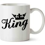 Art Hediye King Kral Logo Kupa Bardak