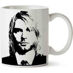 Art Hediye Kurt Cobain Silhouette Kupa Bardak
