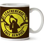 Art Hediye Leatherface Tree Service Texas Chainsaw Massacre Iki Tarafı Baskılı Kupa Bardak