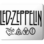 Art Hediye LED Zeppelin Baskılı 23x19 cm Mouse Pad