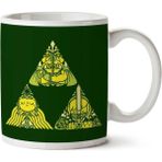 Art Hediye Legend Of Zelda Triforce 01 İki Tarafı Baskılı Kupa Bardak