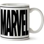 Art Hediye Marvel Logo Amblem İki Tarafı Baskılı Kupa Bardak