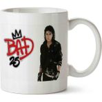 Art Hediye Michael Jackson Bad Seramik Kupa Bardak