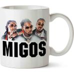 Art Hediye Migos Üçlü Karakter Kupa Bardak