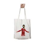 ART HEDİYE Mohamed Salah Muhammed Forma iki Taraf Kalıcı Yıkanabilir Okul Plaj Omuz Bez Çanta