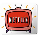 Art Hediye Netflix Png Transparent Baskılı 23x19 cm Mouse Pad