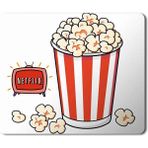 Art Hediye Netflix Popcorn Baskılı 23x19 cm Mouse Pad