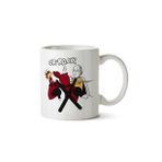 Art Hediye One Punch Man Deadpool Slap Taco İki Tarafı Baskılı Kupa Bardak