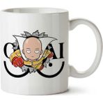 Art Hediye One Punch Man Oppai Crash İki Tarafı Baskılı Kupa Bardak