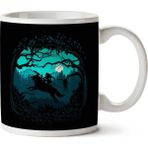 Art Hediye Princess Mononoke Run Wolf Landscape İki Tarafı Baskılı Kupa Bardak