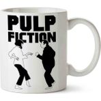 Art Hediye Pulp Fiction Siyah Yazı Kupa Bardak