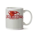 Art Hediye Republic City Fire Ferrets İki Tarafı Baskılı Kupa Bardak