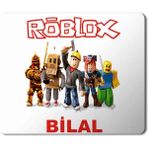 Art Hediye Roblox Tasarımlı Kişiye Özel İstediğiniz İsim Yazılır Baskılı 23x19 cm Mouse Pad