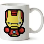 Art Hediye Simpler Iron Man Tony Stark Avengers İki Tarafı Baskılı Kupa Bardak