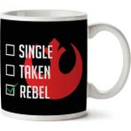 Art Hediye Single Taken Rebel Alliance İki Tarafı Baskılı Kupa Bardak