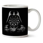 Art Hediye Siyah Dart Vader İki Tarafı Baskılı Kupa Bardak
