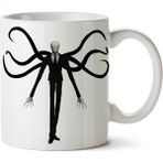 Art Hediye Slender-Man-Png Ince Adam İki Tarafı Baskılı Kupa Bardak