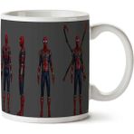 Art Hediye Spiderman Örümcek Adam Aksesuarları İki Tarafı Baskılı Kupa Bardak