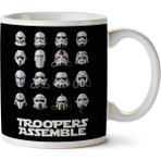 Art Hediye Star Wars Episode 7 The Force Awakens Storm Troopers Assemble İki Tarafı Baskılı Kupa Bardak