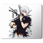 Art Hediye Tokyo Ghoul Ken Kaneki Baskılı 23x19 cm Mouse Pad