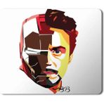 Art Hediye Tony Stark Iron Man Baskılı 23x19 cm Mouse Pad