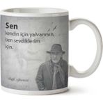 Art Hediye Tuncel Kurtiz Sen Kendin için Yalvarırsın Baskılı Kupa Bardak