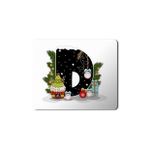 Art Hediye Yeni Yıl Merry Christmas Yılbaşı'na Özel D Harfi 23x19 cm Mouse Pad