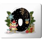 Art Hediye Yeni Yıl Merry Christmas Yılbaşı'na Özel Ö Harfi 23x19 cm Mouse Pad