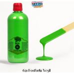 ART IST Dazzle Metalik Sedefli ve Vernikli Boyalar 500ML - 621 Fosforlu Yeşil - 500 ml