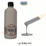 ART IST Multisurfaces Hibrit Akrilik Boyalar 500ML - 047 Kalay Gri - 500 ml