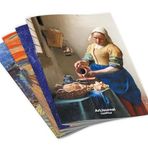 Art Journal 4’lü PAKET çizgili Tel Dikişli A5 Defter Seti – Renkli Karton Kapak, Hafif Holmen Kağıt