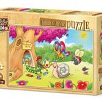 Art Kids Ressam Tırtıl 25 Parça Ahşap Puzzle