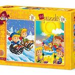 Art Kids Yaz-Kış 12 + 24 Parça Puzzle