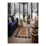 ART Kilim Denizli işi el yapımı dokuma dekoratif Anadolu hediyelik kilim 84x116 Çok Renkli