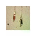ART LİFE DOĞALTAŞ Natural Stones 15156165465165132 Kahverengi, Lacivert Yıldız Taşı Sevgili Ve Çift Kolyesi