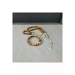 ART LİFE DOĞALTAŞ Natural Stones 84894566546843532 3Üçlü Kaplan Goözü Tesbih Ve Bilekılık Ve Anaktarlık Set