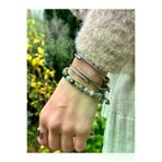 ART LİFE DOĞALTAŞ Natural Stones artlife101047 Sertifikalı Kan Taşı Rodokrozit Pembe Kuvars Lal Ametist Kaplan Gözü 8 Mm Doğal Taş Bileklik