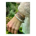 ART LİFE DOĞALTAŞ Natural Stones artlife101049 Sertifikali Kan Taşı Kaplan Gözü Doğal Taş Bileklik 6Mm Misinalı