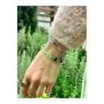 ART LİFE DOĞALTAŞ Natural Stones artlife101062 Sertifikali Akik Aventurin Doğal Taş Makrome Bileklik