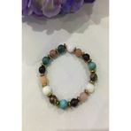 ART LİFE DOĞALTAŞ Natural Stones artlife3000282 Sertifikalı Ay Taşı,apatit,güneş Taşı,duman Kuvars,rodonit,hematit Doğaltaş Bileklik
