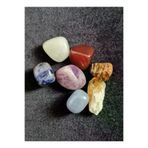 ART LİFE DOĞALTAŞ Natural Stones artlife3000363 Çakra Taşı 7 Adet, Doğal 7 Çakra Taşı, Meditasyon Çakra Taşı Seti 7 Farklı Tambur Doğal Taş
