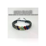 ART LİFE DOĞALTAŞ Natural Stones artlife6000304 Sertifikali Çakra Doğal Taş Bileklik -Jasper-Dumanlı Kuvars-Akik-Aventurin-Sitrin-Ametist-Hematit