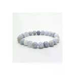ART LİFE DOĞALTAŞ Natural Stones artlife6000323 Sertifikalı Kalsedon 8Mm Elastik Misinalı Doğal Taş Bileklik