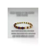 ART LİFE DOĞALTAŞ Natural Stones artlıfe600464 Sertifikalı Çakra Bileklik-Ametist-Pembe Kuvars-Akik-Kaplan Gözü-Aventurin- Kristal Kuvars-Lapis